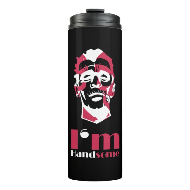 I'm handsome abstract face Case-Mate iPhone case T Thermal Tumbler (Front)