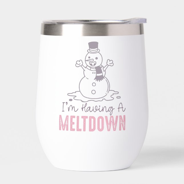 I'm Having a Meltdown - Funny Snowman Design (Left)