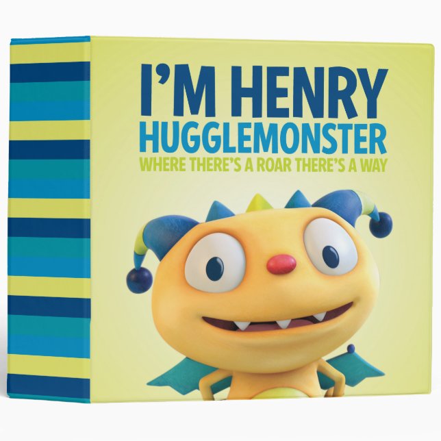 I'm Henry Hugglemonster Binder (Front/Spine)