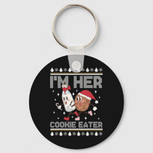 I'm Her Cookie Eater - Im His Milk Drinker Christm Keychain