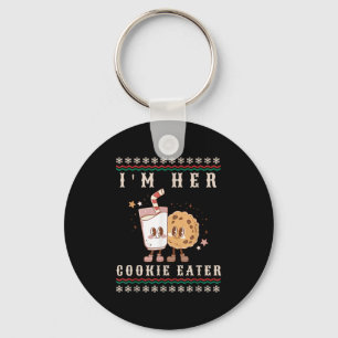 I'm Her Cookie Eater I'm His Milk Drinker Couples  Keychain