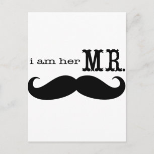 I'm Her Mr. Moustache Grooms Gifts Postcard