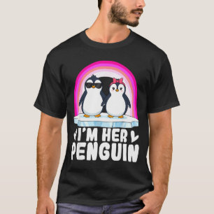 I'm Her Penguin Matching Couple Valentine Love Hea T-Shirt