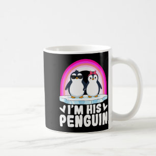 Im Her Penguin Matching Couple Valentine Love Hear Coffee Mug
