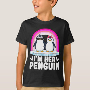 Im Her Penguin Matching Couple Valentine Love Hear T-Shirt