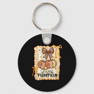 I'm Her Pumpkin Cherry Couple Coquette Bow Fall Th Keychain