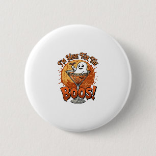 Im Here Boos Halloween Ghost Drink Spiderweb Bat_1 2 Inch Round Button