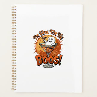 Im Here Boos Halloween Ghost Drink Spiderweb Bat_1 Planner