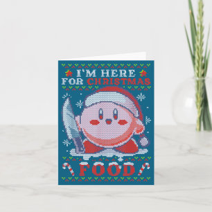 I'm Here For Christmas Food Card