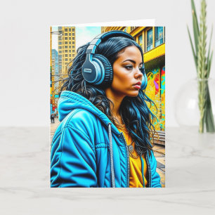 I'm Here if You Need Me, Just Holla Card