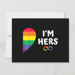 Im hers shes mine matching for pride lesbian coupl