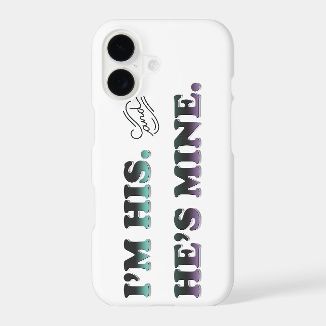 I'm His and He's Mine (Verso)