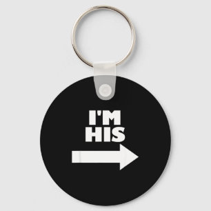 I'm His Arrow Inting Right Matching Couple I'm His Keychain