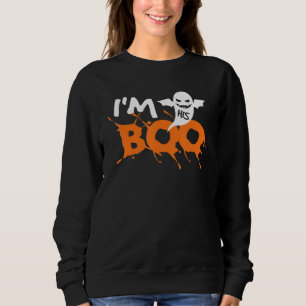 I'm His Boo Halloween Costume Halloween 1 Sweatshirt