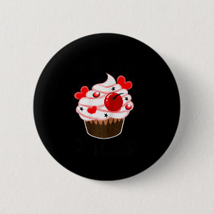 I'm His Cupcake I'm Her Studmuffin Valentine Match 2 Inch Round Button
