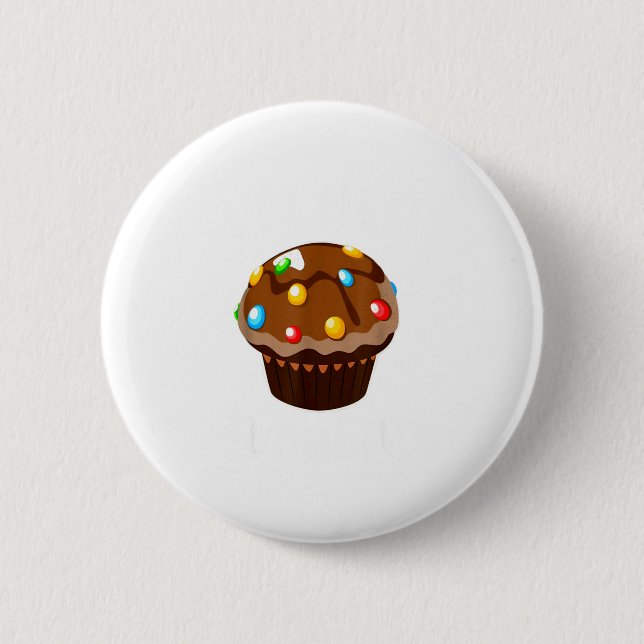 Im His Cupcake Im Her Studmuffin Valentine Matchin 2 Inch Round Button (Front)