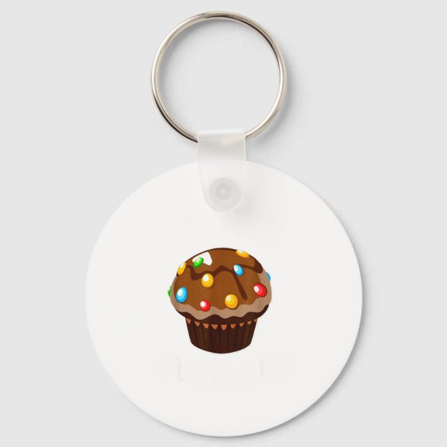 Im His Cupcake Im Her Studmuffin Valentine Matchin Keychain (Front)