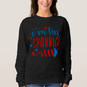 I'm His Firecracker Cute 4th Of July Matching Coup Sweatshirt