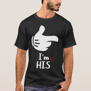 I'm His He's Mine Pair Couple  LGBTQ T-Shirt