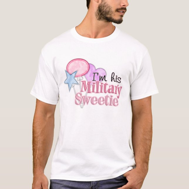 I'm His Military Sweetie T-Shirt (Front)