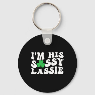 I'm His Sy Lie St Patrick's Day Couples Matching Keychain