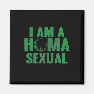 I'm Homa Ual Golf Lover Club And Ball Sport Magnet