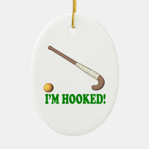 Im Hooked Ceramic Ornament