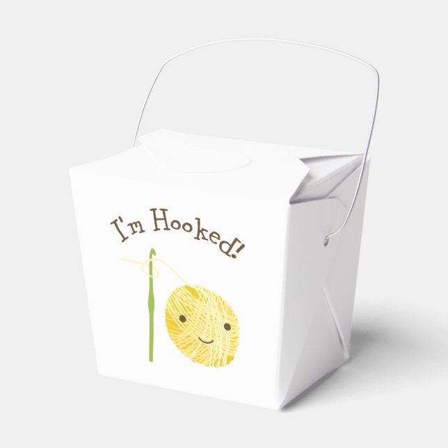 I'm Hooked Favor Box (Front Side)