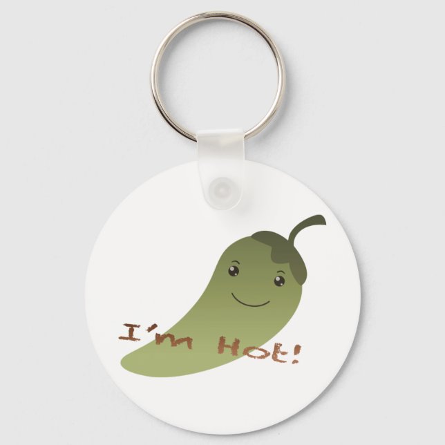 I'm Hot! Keychain (Front)
