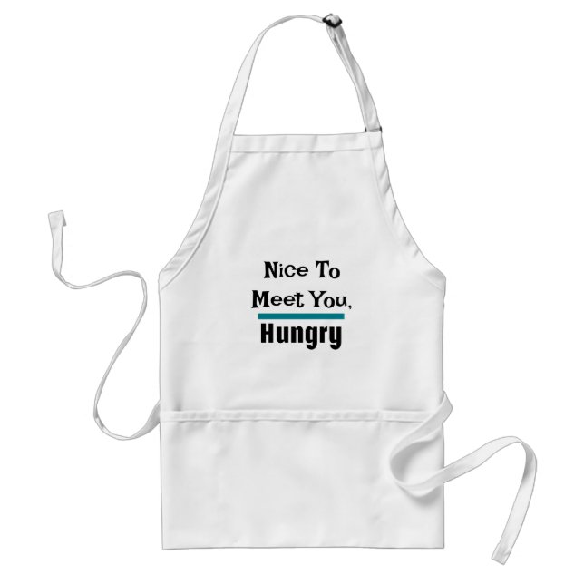 I'm Hungry Dad Joke Standard Apron (Front)
