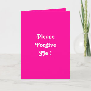 I'm hurt please forgive me  greeting card