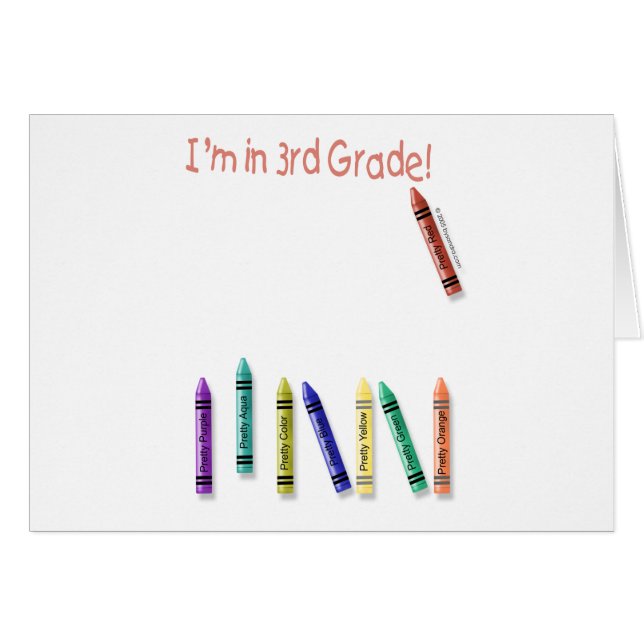 I'm in 3rd Grade! (Front Horizontal)