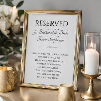 I'm In Heaven For Wedding Brother Bride Memorial