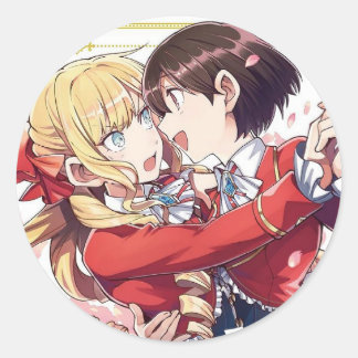 I'm in Love with The Villainess | WataOshi Classic Round Sticker