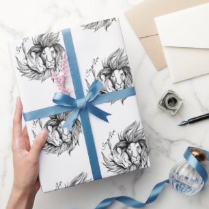I'm in love wrapping paper