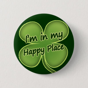 I'm In My Happy Place 2 Inch Round Button