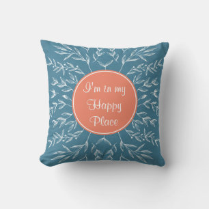 I'm in my Happy Place Throw Pillow