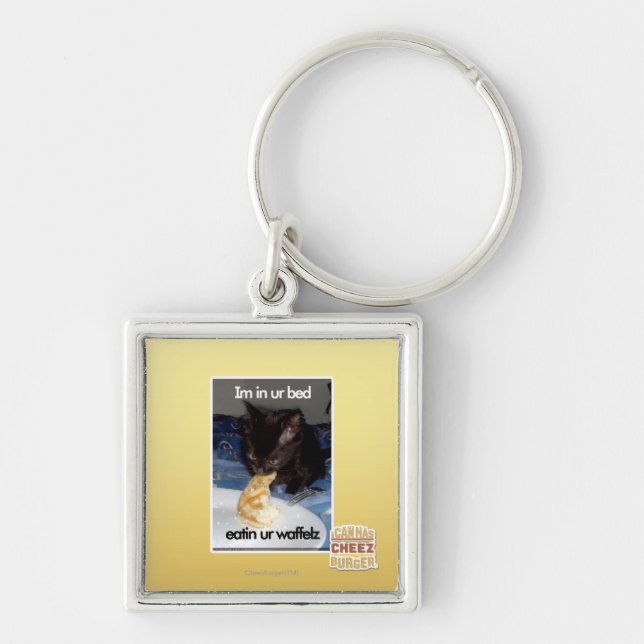 Im in ur bed keychain (Front)