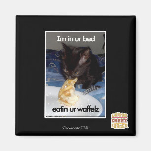 Im in ur bed magnet
