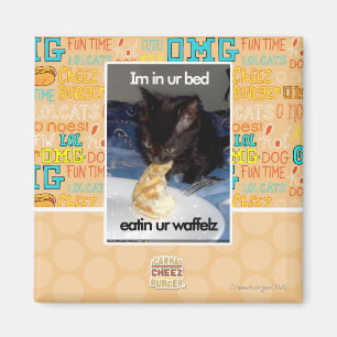 Im in ur bed magnet