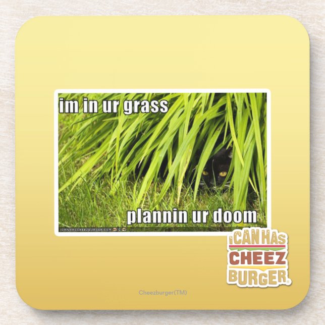 im in ur grass coaster (Front)