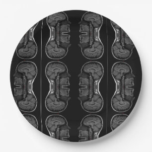 im in your head xray mri scan medical paper plate