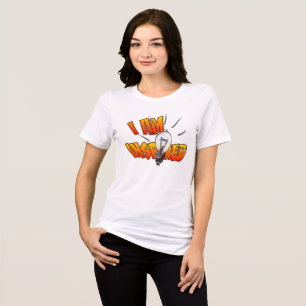 I'm Inspired Cartoon Womens T-shirt Tri-Blend Shirt
