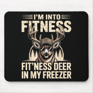 Im Into Fitness Fit'ness My Deer Zer Funny Hunting Mouse Pad