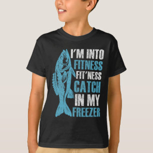 I'm Into Fitness Funny Fishing Fisherman Men Teens T-Shirt