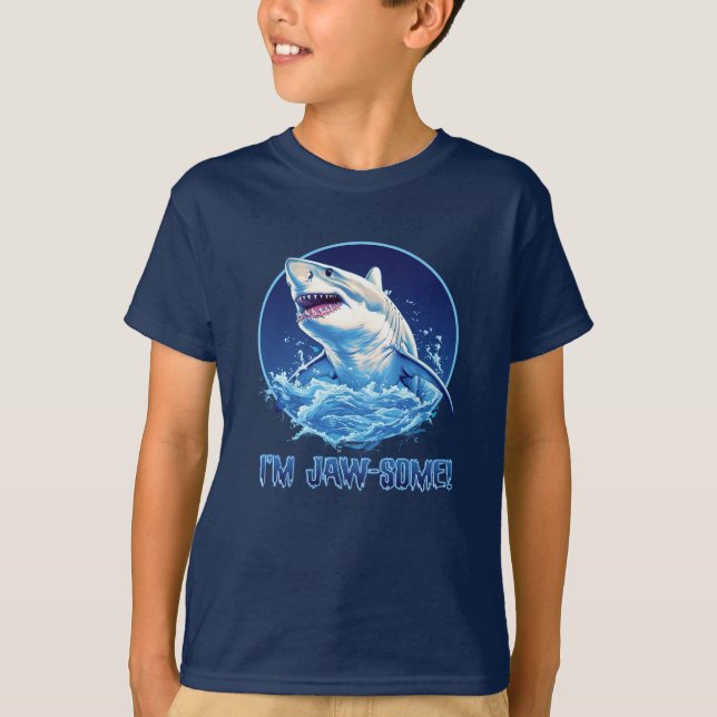 I'm Jaw-Some Shark T-Shirt (Front)