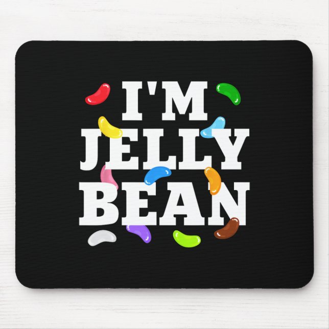 I'm Jelly Bean Halloween Candy Costume  Mouse Pad (Front)