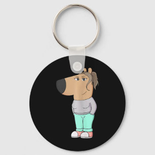 I'm Just A Chill Girl Meme Funny Chill 5  Keychain