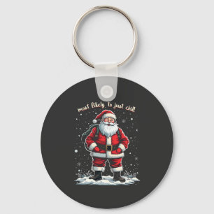 I'm Just a Chill Guy Christmas Santa Chill Guy Keychain