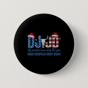 I'm Just A Chill Guy Funny Meme Trump Dance 2024 P 2 Inch Round Button